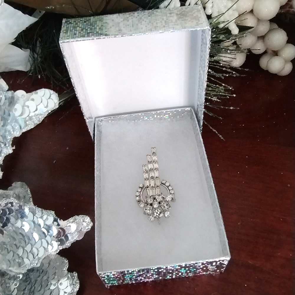 Vintage Sterling Silver Brooch Pin Signed Phyllis